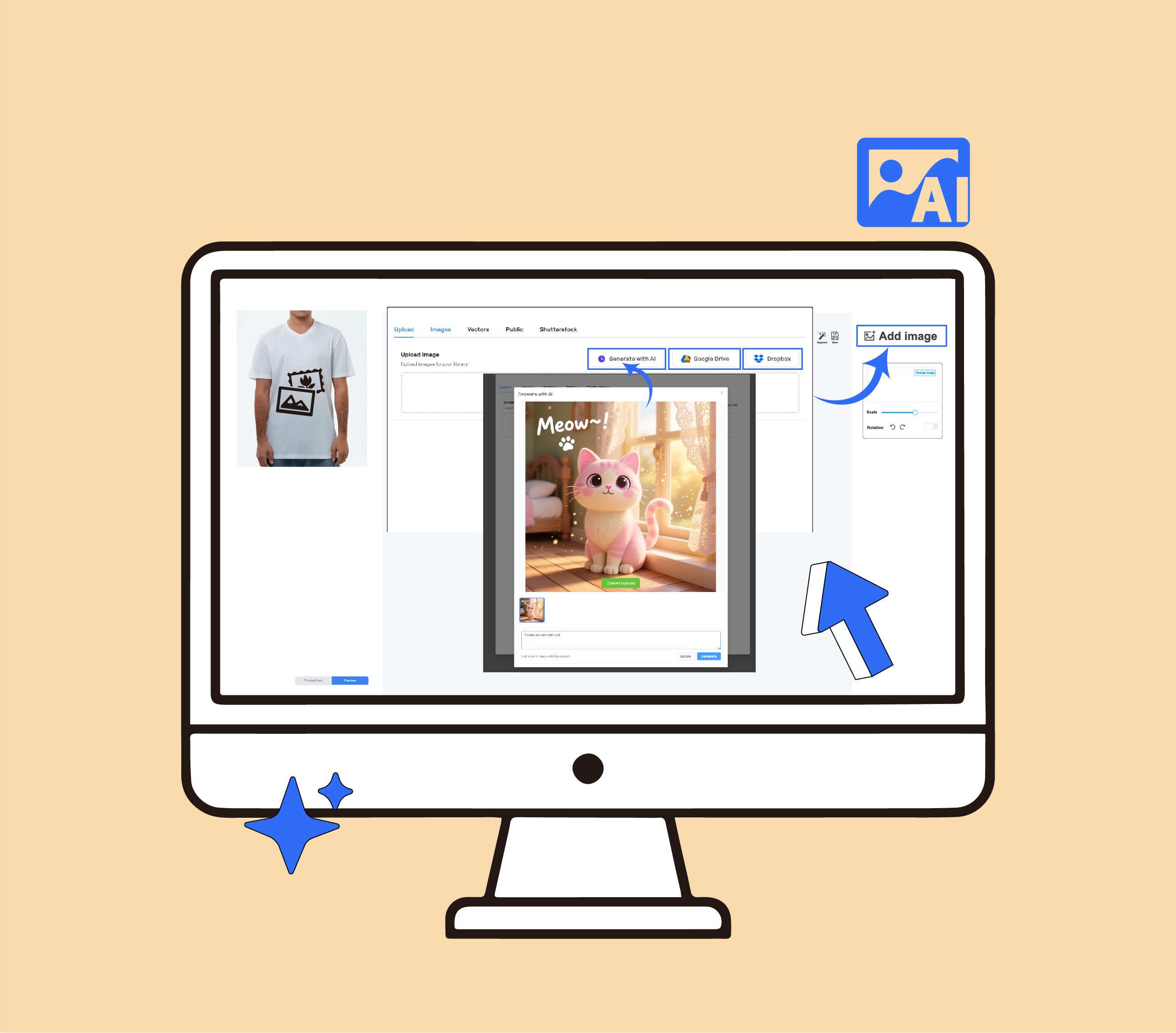 Diverse Customization: Fonts, Images & Clipart
