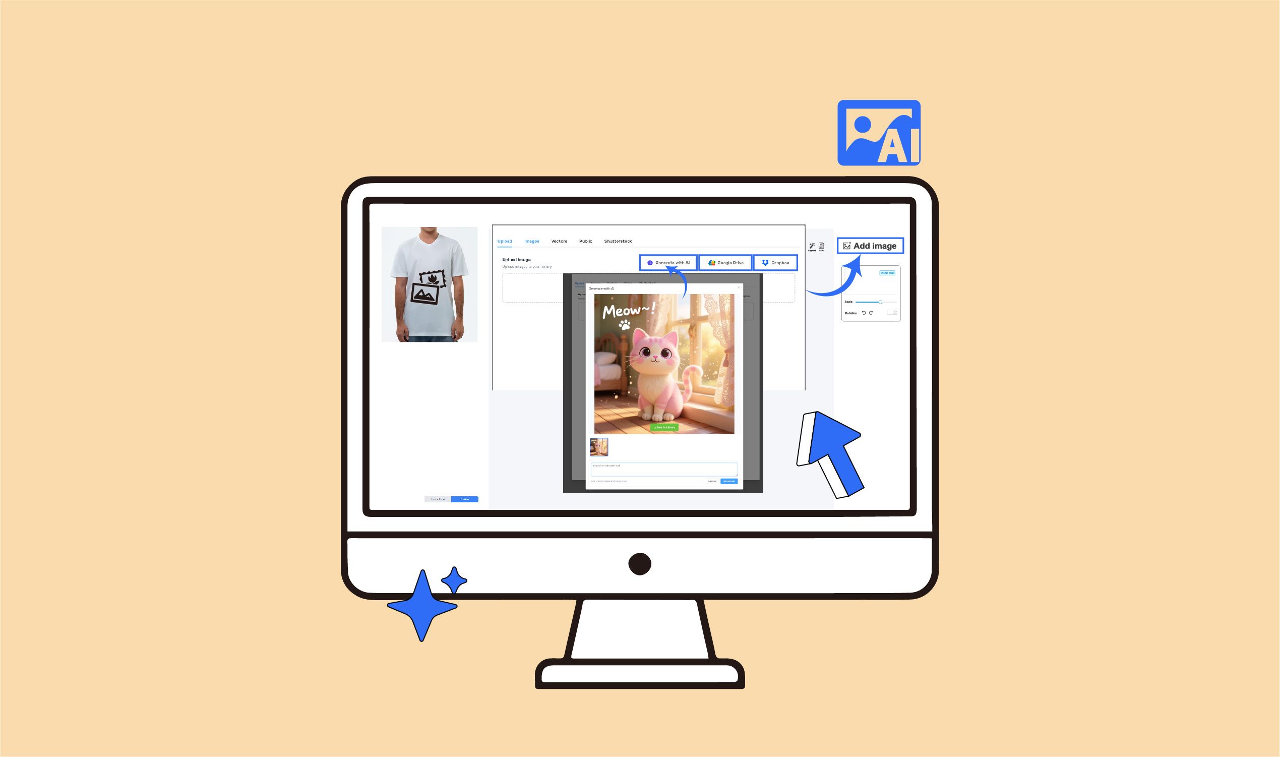 AI-powered image creation